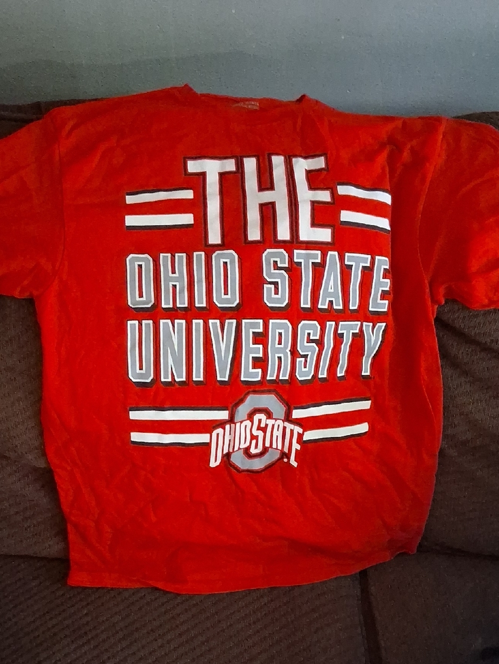 Ohio State University Red Short Sleeve Tee